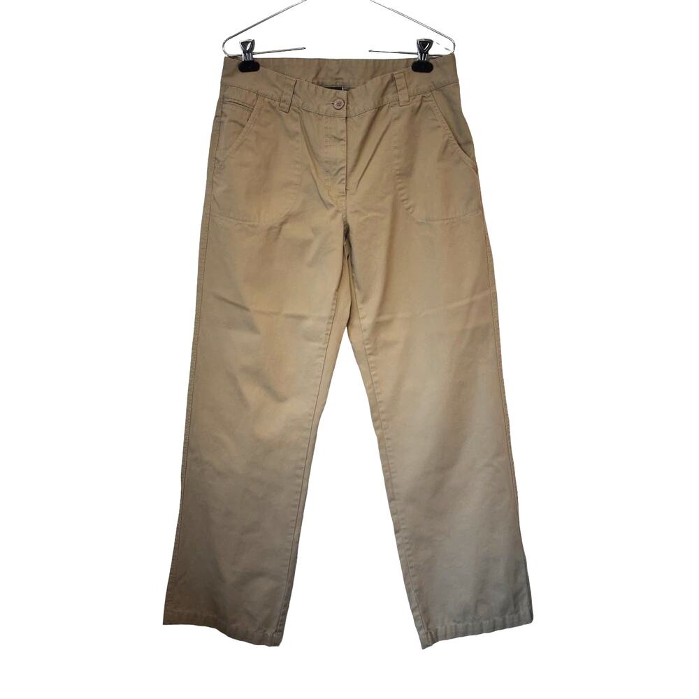 Mountain Equipment Co-op Organic Cotton Women's Hiking Pants Size 10 Tan Beige